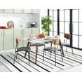 thumbnail image 4 of SAFAVIEH Montauk Oswald Geometric Striped Cotton Area Rug, Ivory/Black, 6' x 6' Square, 4 of 13