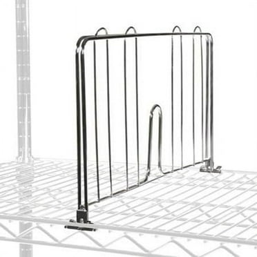 Shelving Inc. 24" d x 9" h Divider for Wire Shelving, 4 Count