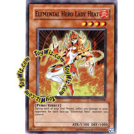 YuGiOh Premium Pack 2 Elemental Hero Heat Lady