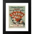 thumbnail image 2 of Jules Chéret 11x14 Black Modern Framed Museum Art Print Titled - Champs-Elysees, Jardin De Paris (1884), 2 of 5