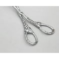 thumbnail image 4 of Grapes on Vine Salad Tongs Silver Polished Aluminum, 4 of 4