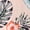 Beige, variant on Women's Skirt Tropical Floral Print Ruffle Self Tie Knot Split Beach Hawaiian Wrap Skirt Pink L