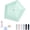 Green, variant on Pencil Umbrella From Japan,Ultra Light Compact Folding Japan Pencil Umbrella,High-Tech Carbon Fiber Tiny Parasol Umbrellas,UPF 50+ Sun for Beach Commute Outdoor (Beige)