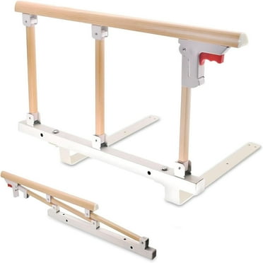 Bed Rails for Elderly Adults, Safety Folding Bedside Assist Rail with Handle