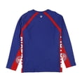 thumbnail image 2 of Playera gráfica Hands High para hombre de los Detroit Pistons Colorblock azul grande, 2 of 2