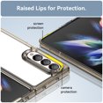 thumbnail image 6 of SaniMore for Samsung Galaxy Z Fold 4 Lightweight Transparent Case, Rugged Clear PC Back & TPU Bumper [Not Yellowing Technology] Heavy Duty Full Body Protective Case for Samsung Z Fold 4, Gray, 6 of 9