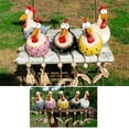 thumbnail image 2 of Garden Decoration Ceramic Chicken Hilde Decoration Animal Figurine Ornament For Home Decorative Craft, 2 of 8