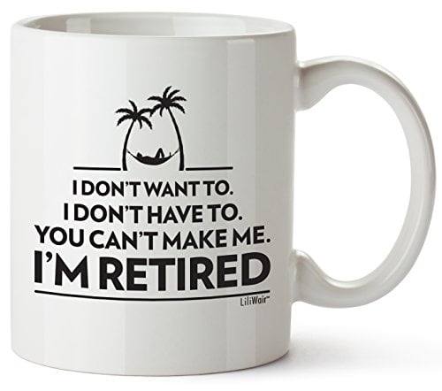 Great Novelty Gift for Office I Don't Give a Sip Funny White Office Coffee Mug 