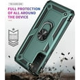 thumbnail image 3 of Galaxy S21 FE 5G Case, Samsung Galaxy S21 FE 5G Case with HD Screen Protector, Military Grade Protective Cases with Ring for Samsung Galaxy S21 FE (Green), 3 of 6