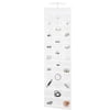 Whitmor White 84 Pocket Hanging Jewelry