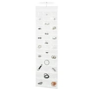 Whitmor White 84 Pocket Hanging Jewelry