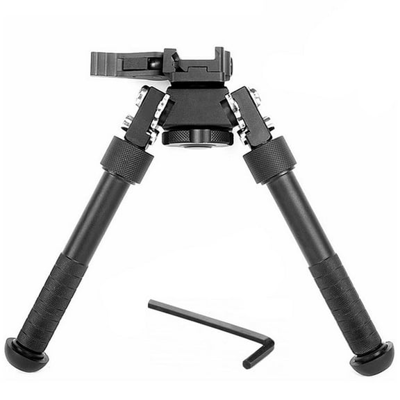 Elvirer Adjustable Bipod - Black, 6 in - 9 in