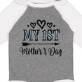 thumbnail image 4 of Inktastic My 1st Mothers Day Girls Long Sleeve Baby Bodysuit, 4 of 5