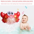 thumbnail image 4 of Máquina De Burbujas En Forma De Cangrejo Con Soplador De Burbujas Automático De Música, Juguete De Baño Para Niños Kearding FN002159-00, 4 of 6