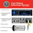 BOSS Audio Systems 611UAB Car Stereo, Bluetooth, No DVD, USB, AUX In AM