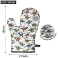 thumbnail image 6 of White Cartoon Cretaceous Dinosaurs Pattern Shower Curtain OneSize ,Bathroom Decorative Shower Curtains Set with 12 Hooks,Modern Waterproof Washable Shower Curtain, 6 of 7