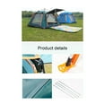 thumbnail image 5 of Outdoor 2/4 Person Automatic Quick-opening Tent, Travel Camping Tent,  Rainproof Sunshine-proof Tent Fishing Hiking Sunshine Shelter, 5 of 10