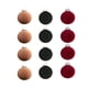 thumbnail image 1 of 12 Pcs Velvet Christmas Balls Flocked Christmas Tree Ball Ornaments Plastic Balls Xmas Decorative Hanging Ornaments Christmas Tree Decoration 3.14 Inch, 1 of 8
