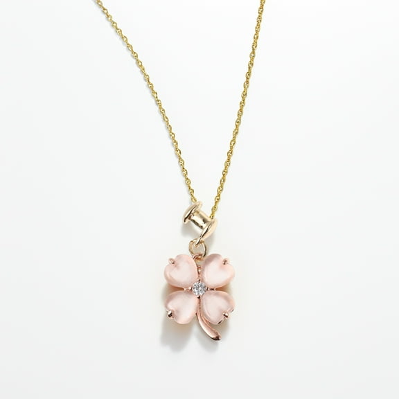 SWETRACE Cloverleaf Watchband Charm Pink 1Pcs 0.39x0.39x0.20in