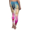 thumbnail image 7 of Soluvd Women's Cut & Sew Casual Leggings (AOP) Alcohol Ink, 7 of 7