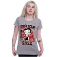 thumbnail image 3 of Kanji Style Betty Boop Major Sass Women's T Shirt Ladies Tee Brisco Brands X, 3 of 5