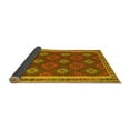 thumbnail image 2 of Ahgly Company Indoor Square Oriental Yellow Traditional Area Rugs, 3' Square, 2 of 4