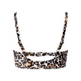 thumbnail image 5 of Afdoent Bikini Tops For Women Ruffle Flounce Bikini Leopard Print Swimsuit Top Bathing Suits Top Only, 5 of 5