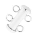 thumbnail image 2 of Tube Slide Lock 925 Sterling Luxury Jewelry Connectors Making Clasp 2 Strand, 2 of 8
