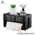 thumbnail image 7 of Wooden Trash Bag Dispenser and Storage Box Eco-Friendly Large Capacity for Kitchen Bathroom, 7 of 7