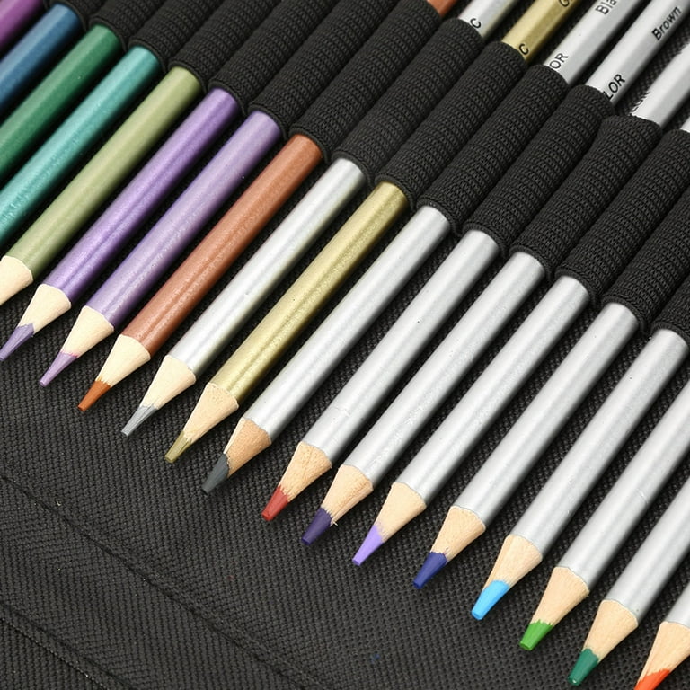 EUWBSSR 51PCS Colored Pencils Set,Drawing Pencils and Sketching Kit,Complete  Artist Kit,Professional Drawing Kit,Wood Pencil,Sketch Painting Supplies  for Drawing 