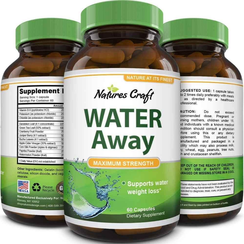 Natural Water Pills Reduce Excess Water Weight Loss Appetite