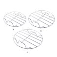 thumbnail image 1 of Rack de Refroidissement Rond en Acier Inoxydable Four Porte-Vapeur Réutilisable Lavable à la Maison Bar Café Cuisine Cuisson Vapeur Outil Batterie de Cuisine 19.5cm, 1 of 7