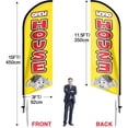thumbnail image 2 of 15FT Open House Feather Flag with Pole Kit, Business Sign for Real Estate Agents, 2 of 13