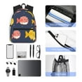 thumbnail image 6 of Easygdp Cute Puffer Fish Casual Laptop Backpack, Large Capacity Schoolpack for School, Travel, Business, 6 of 8