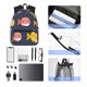 thumbnail image 4 of Disketp Cute Puffer Fish Mochila Ligera Clásica con Múltiples Bolsillos, Mochila Casual para Hombre y Mujer, Ideal para Escuela, Trabajo y Viajes, 4 of 6