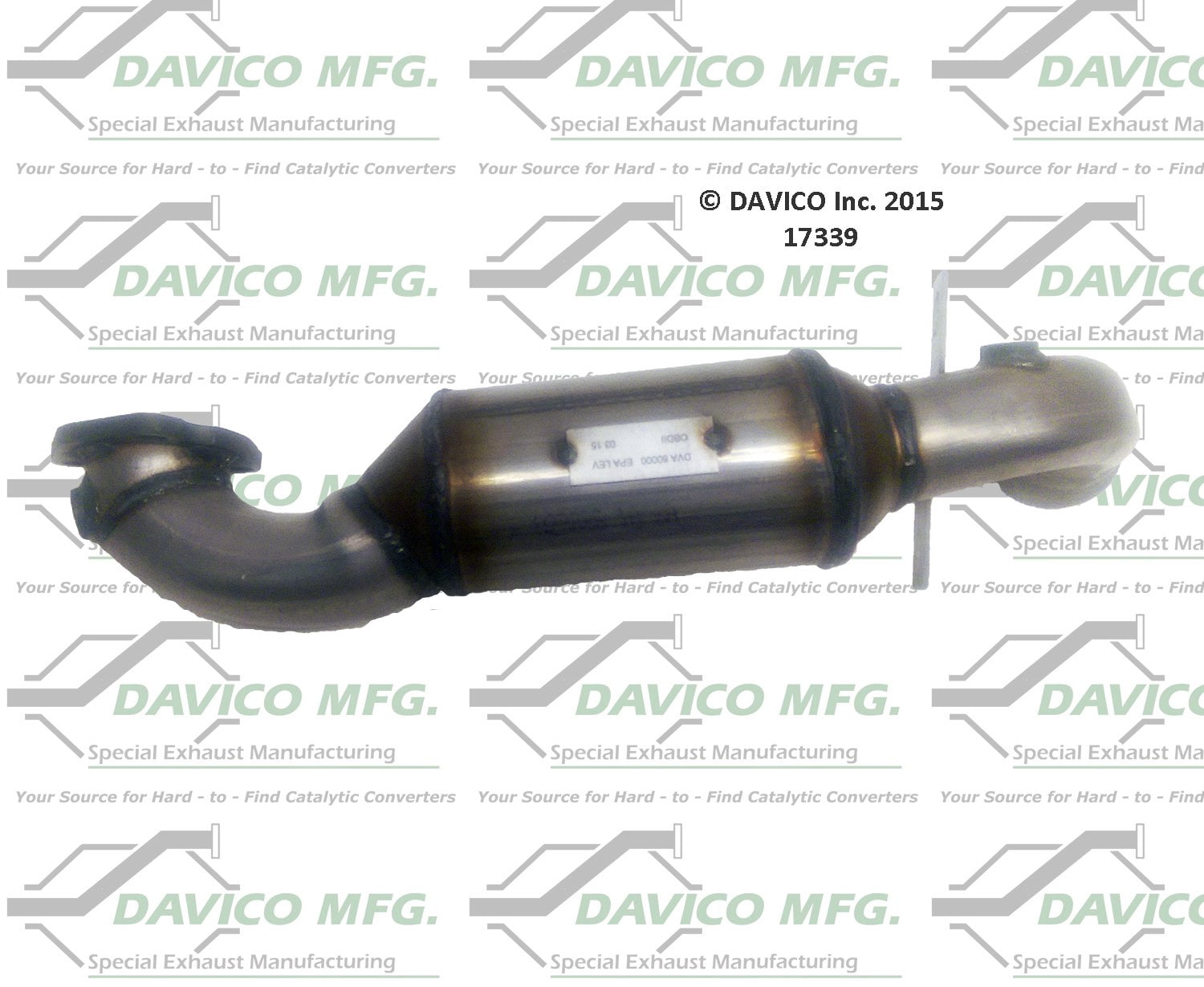 Davico Mfg Catalytic Converter P/N:17339 Fits select: 2013 MINI COOPER ROADSTER, 2009-2012 MINI COOPER