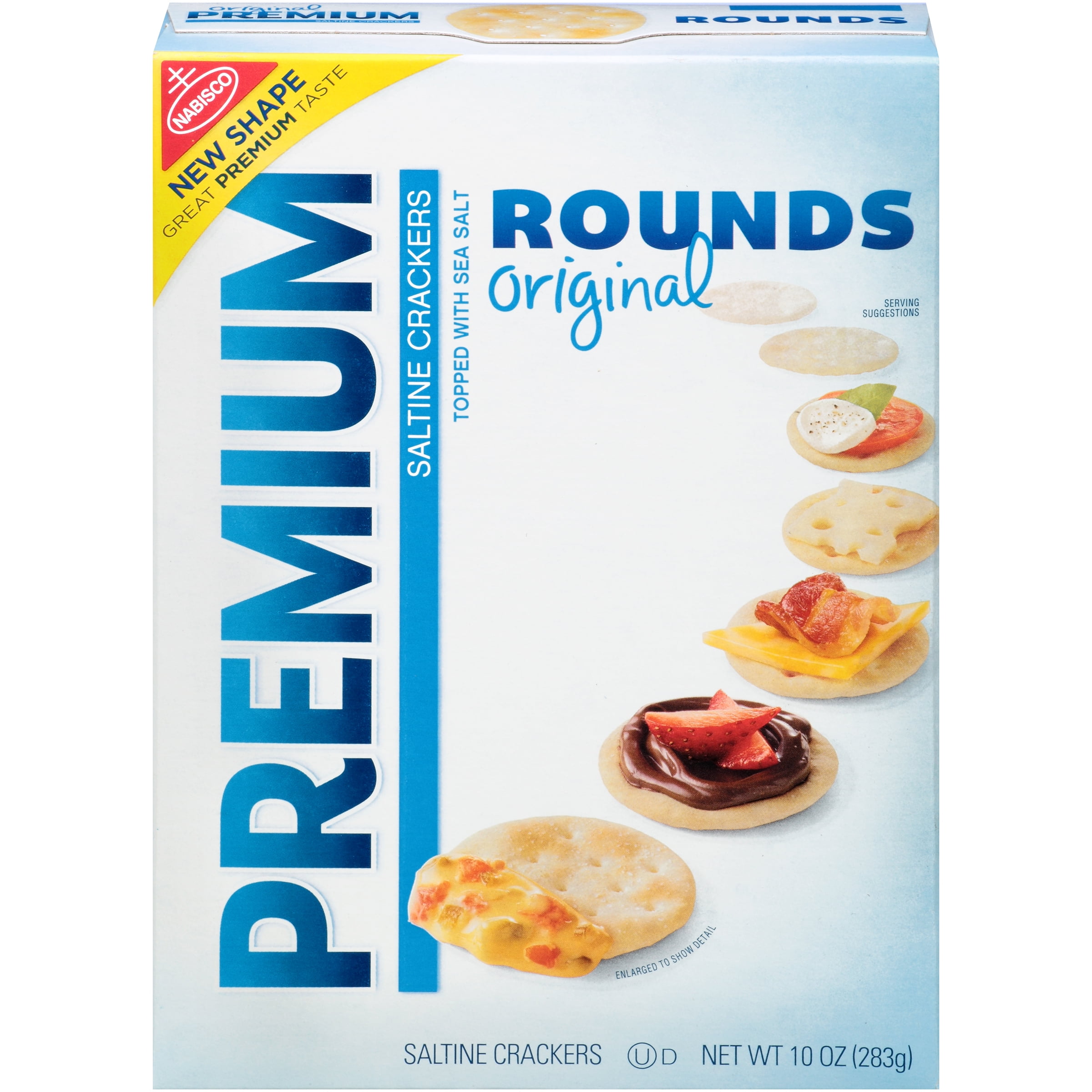 Nabisco Premium Rounds Original Saltine Crackers, 10 Oz.