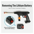 thumbnail image 3 of High Pressure Water Gun Electric Car Household Rechargeable Lithium Battery Wireless Spray Washer Cleaner Washing Machin ,Effortless cleaning, 3 of 7
