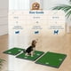 thumbnail image 2 of Orinal de césped artificial para perros FluffyDream con bandeja de 50 x 63 cm, color verde, 2 of 8