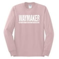 thumbnail image 2 of Wild Bobby Waymaker Inspirational/Christian Men Long Sleeve Shirt, Light Pink, Medium, 2 of 5