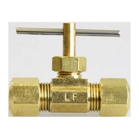 1/4 in. 1/4 in. Brass Needle Valve