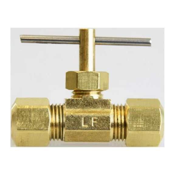 1/4 in. 1/4 in. Brass Needle Valve