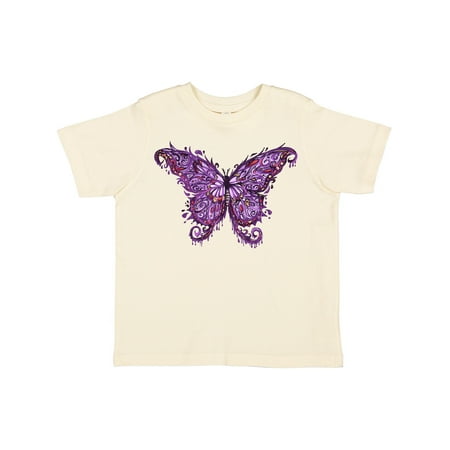 

Inktastic Purple Ink Butterfly Gift Toddler Boy or Toddler Girl T-Shirt