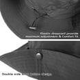 thumbnail image 7 of WoWstyle Sun Hat Waterproof Boonie Hat Adjustable Gray Wide Brim Bucket Hat for Fishing Hiking Camping, 7 of 7