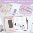 thumbnail image 2 of Funda para biblios KOPKOFT, de piel, color morado, tamaño grande, 2 of 7