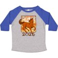 thumbnail image 3 of Inktastic 2026 Chinese New Year Horse Boys or Girls Toddler T-Shirt, 3 of 5