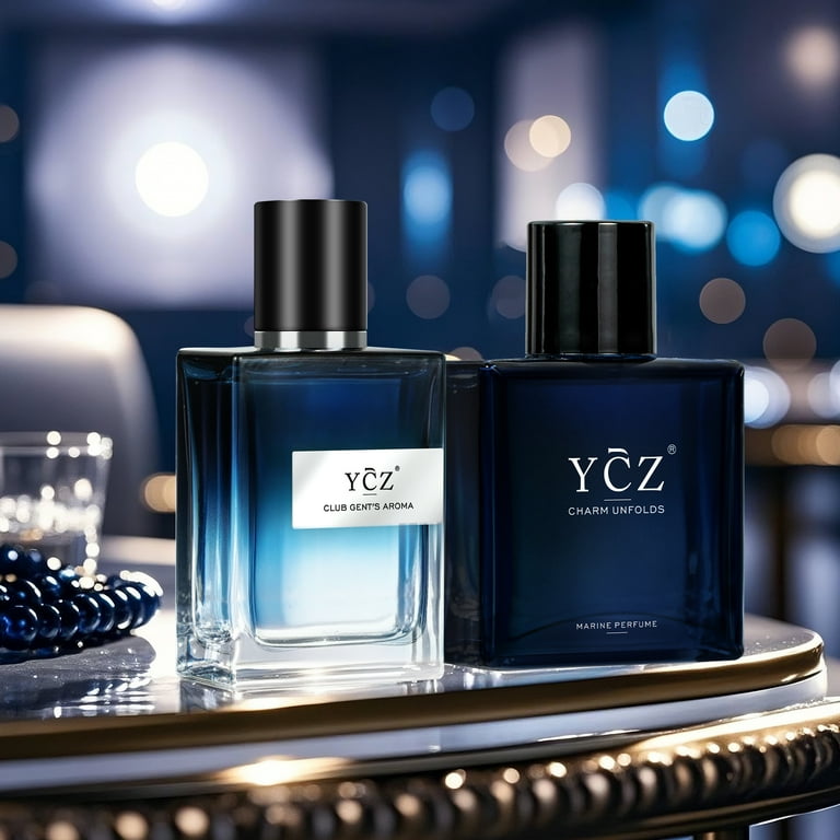 YCZ Men's Perfume Set, 2-Pack Cologne Gift Set for Men with