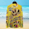thumbnail image 1 of Camisas de manga larga con estampado de helados de los años 80 en 3D, de moda, de talla pequeña, blusas, ropa de calle, ropa para hombre, 1 of 6