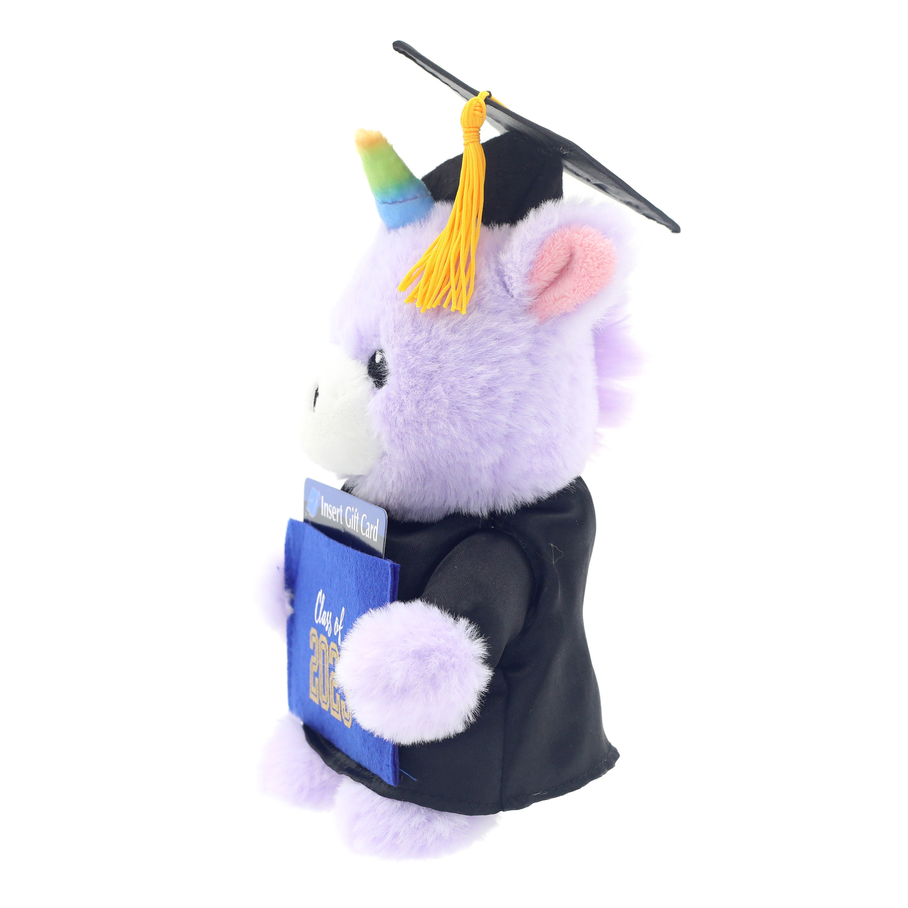 NEW - Way To Celebrate Graduation 9 Singing Unicorn Plush Animal