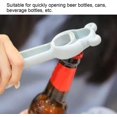 thumbnail image 3 of Abrelatas de acero inoxidable, abrelatas 4 en 1, abrelatas de bebidas manual portátil universal para abrir latas de cerveza (gris), 3 of 5